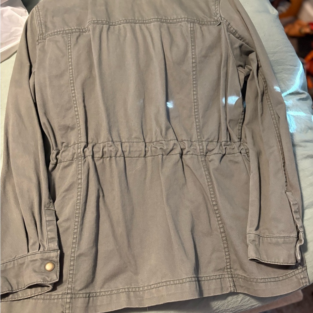 Gap Grayish Green Utility Jacket - image 5